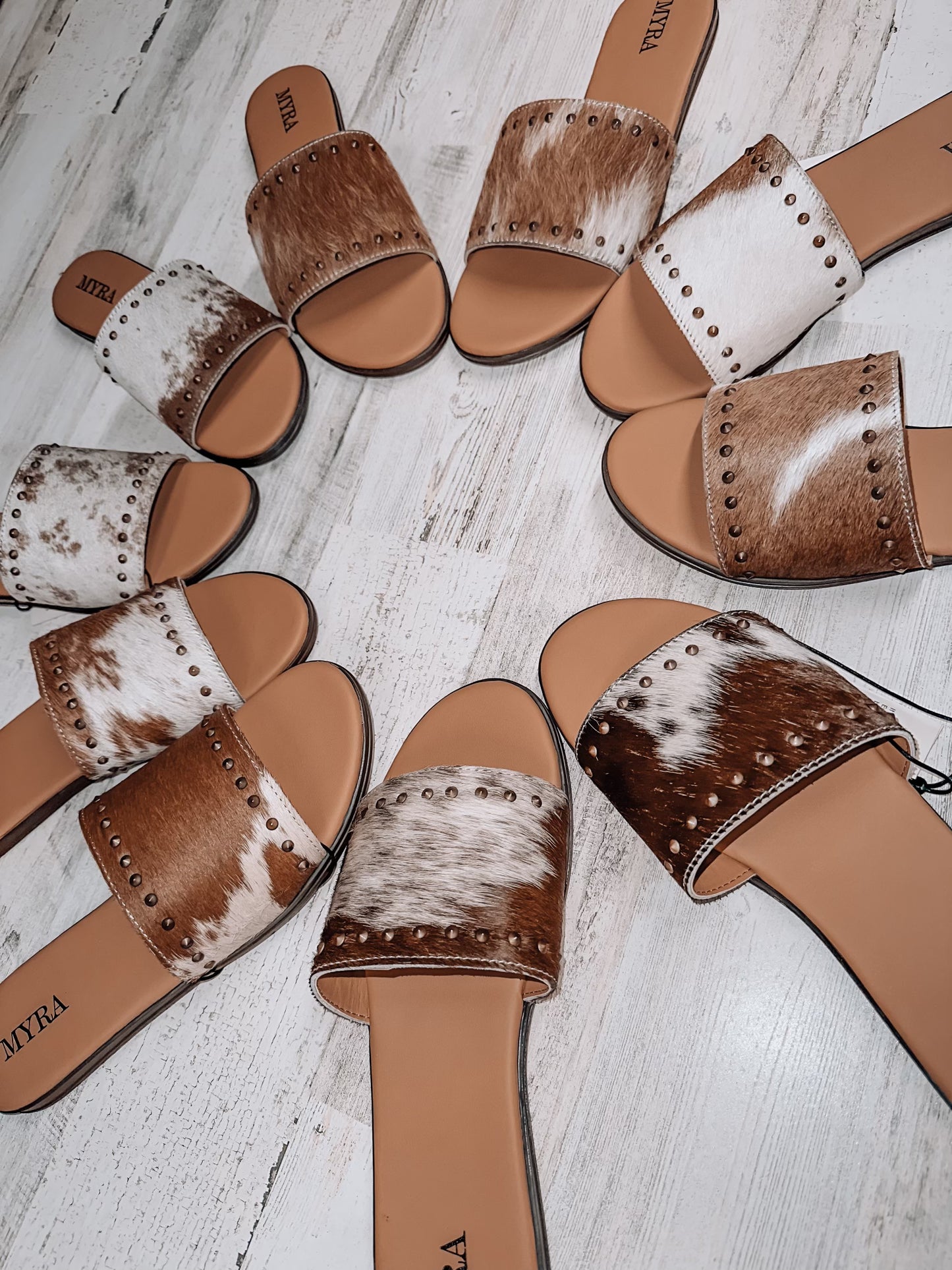 The Cowhide Sandal - Light