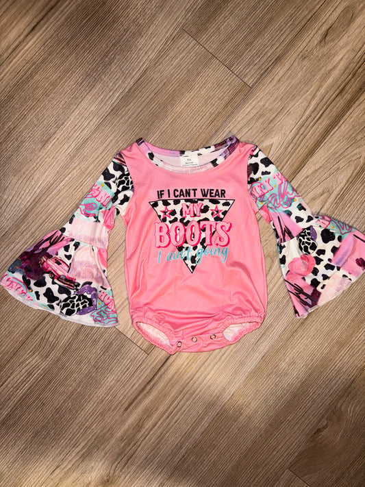 Boots onesie