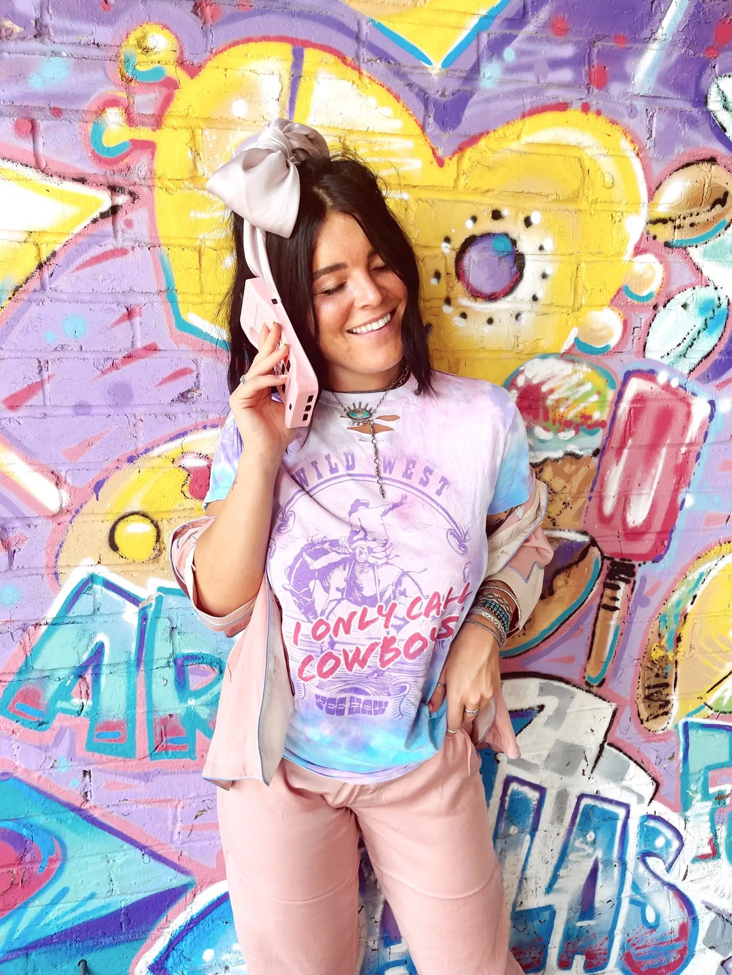 Only Call Cowboys Tee